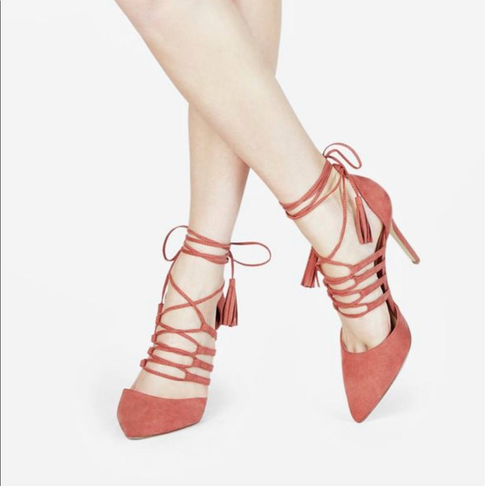 Lace up pumps JUSTFAB